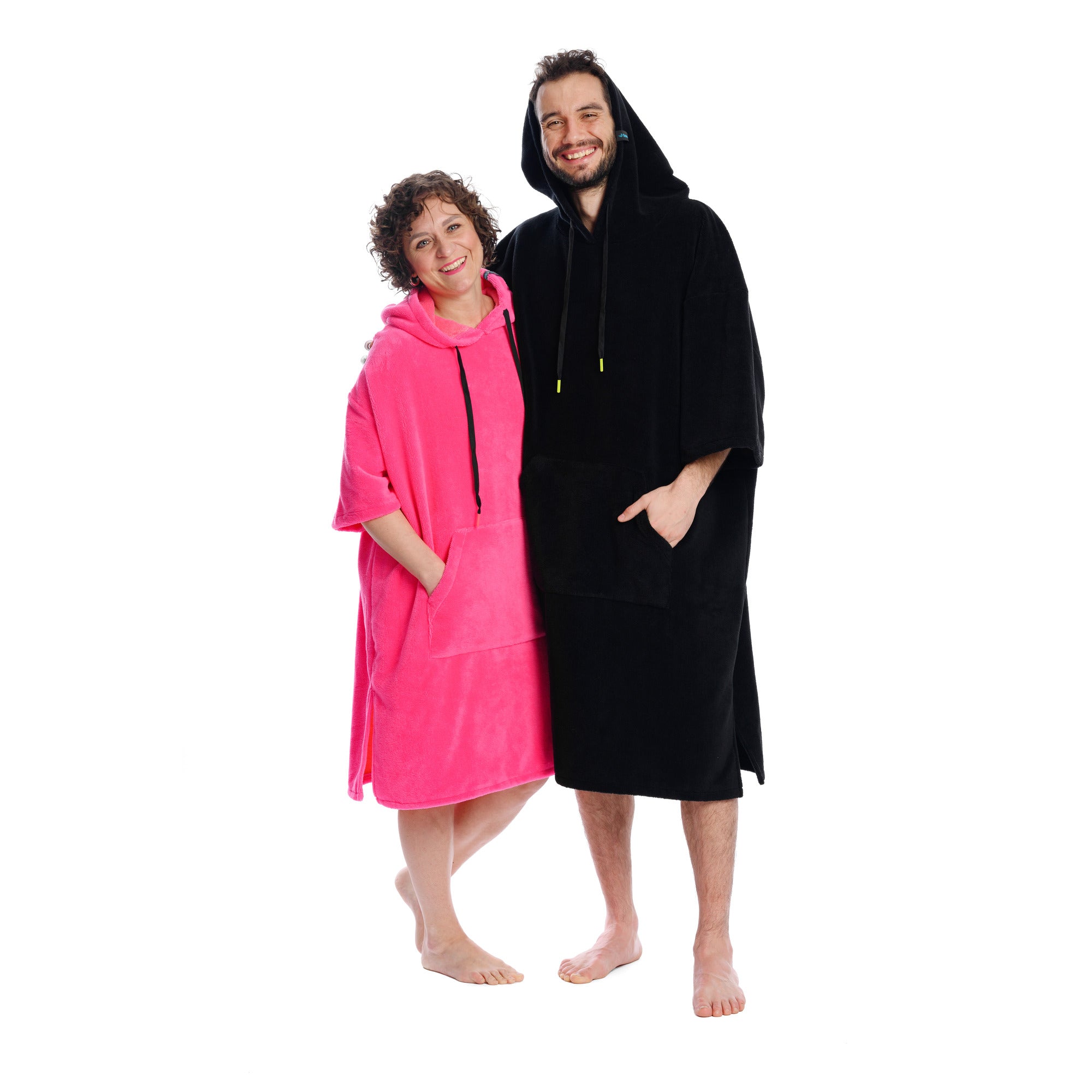 Surf poncho mono pink, 70 x 100 cm