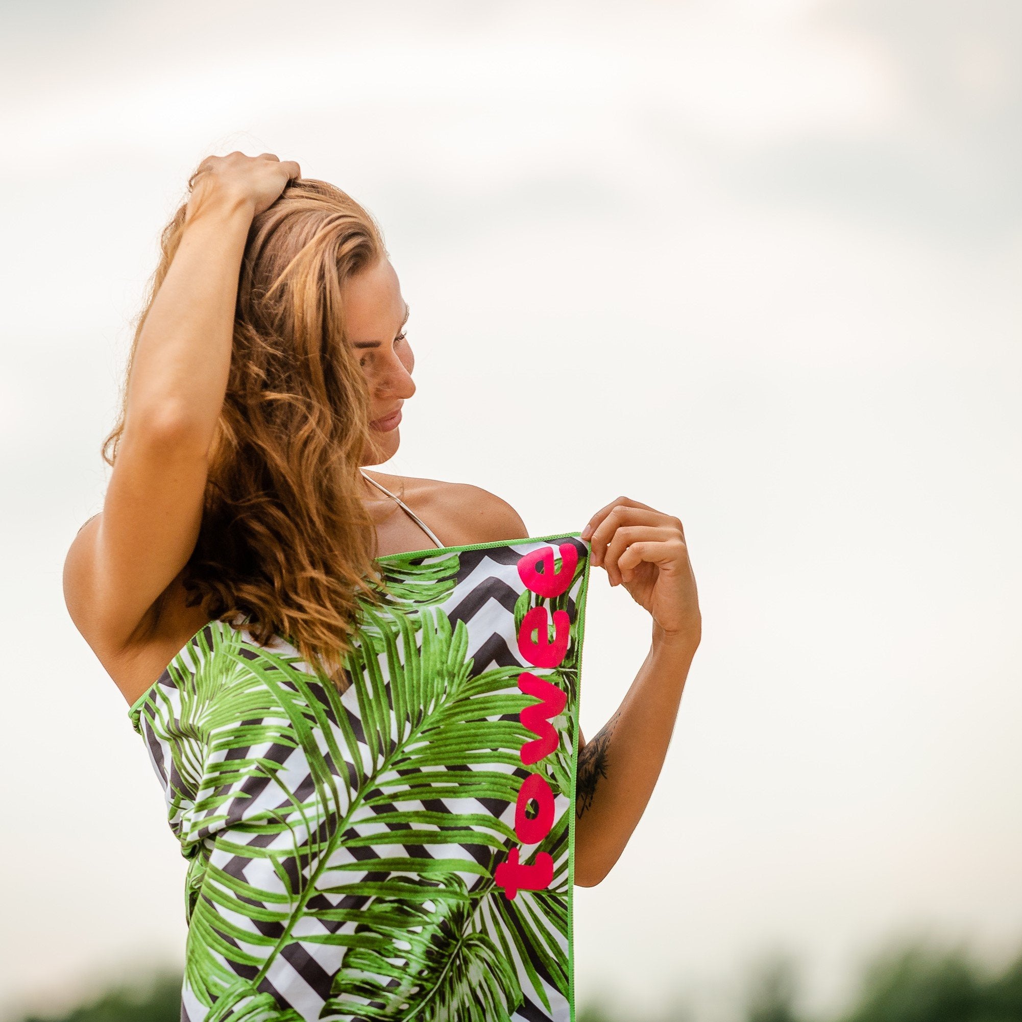 Quick drying towel MONSTERA