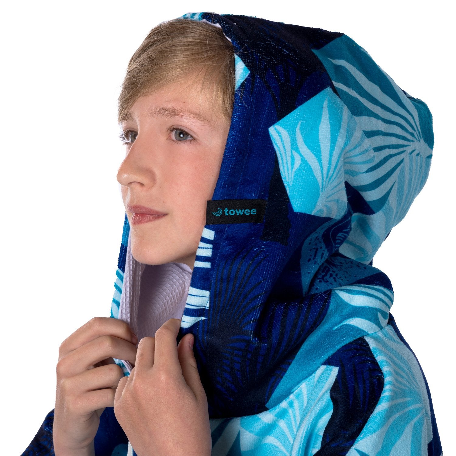 Teenager surf poncho BLUE LAGOON, 60 x 90 cm